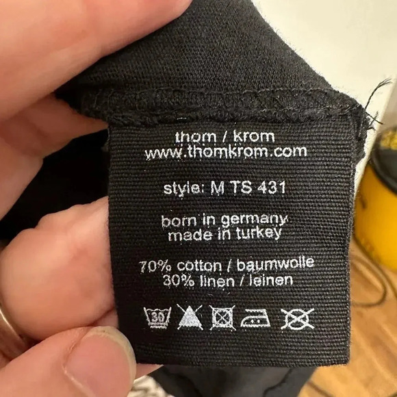 Thom Krom NWT’s men’s T-shirt. Size small - Picture 6 of 6